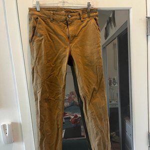 Faherty Tan Twill Men's Pants, size 31